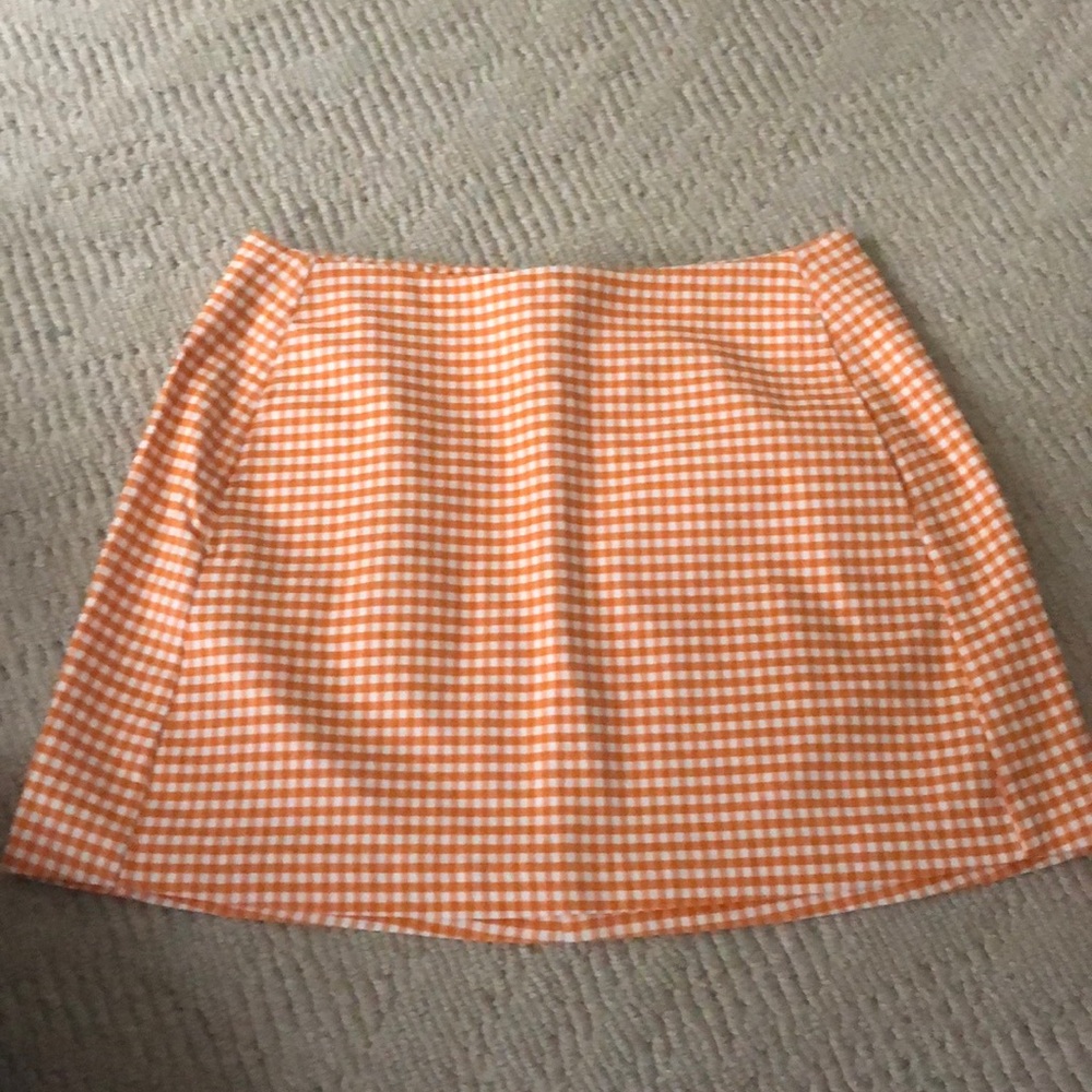 NWOT urban outfitters checkered mini skirt